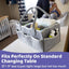Baby Diaper Caddy Organizer Portable Holder Bag for Changing Table and Car, Nursery Essentials Storage bins 38*23*18cm - Korvel