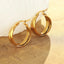 Boucles d'oreilles en titane personnalisées en forme de double U pour femmes