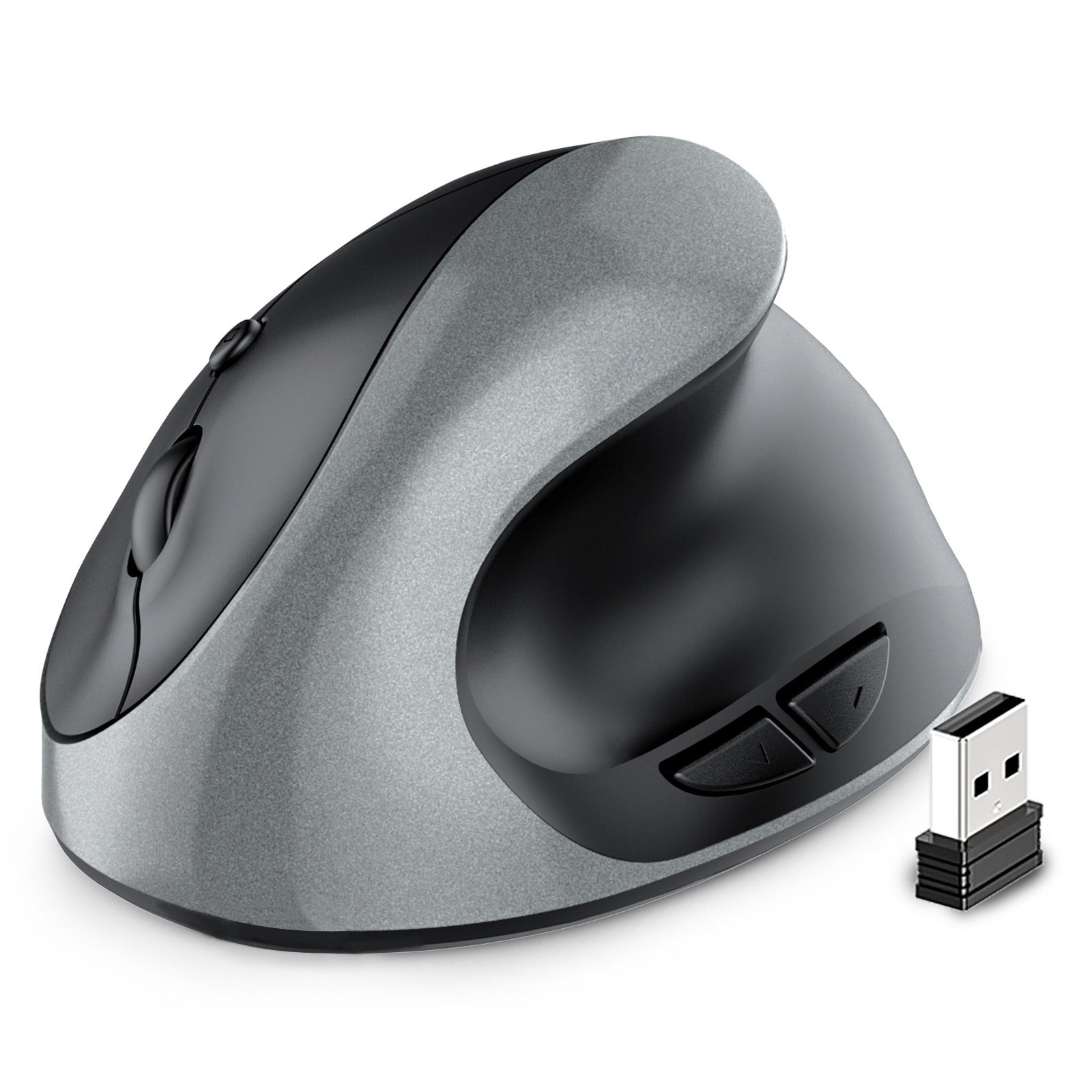 Vertical vertical grip rechargeable silent wireless anti mouse hand designer drawing office creative ergonomic mouse - Korvel