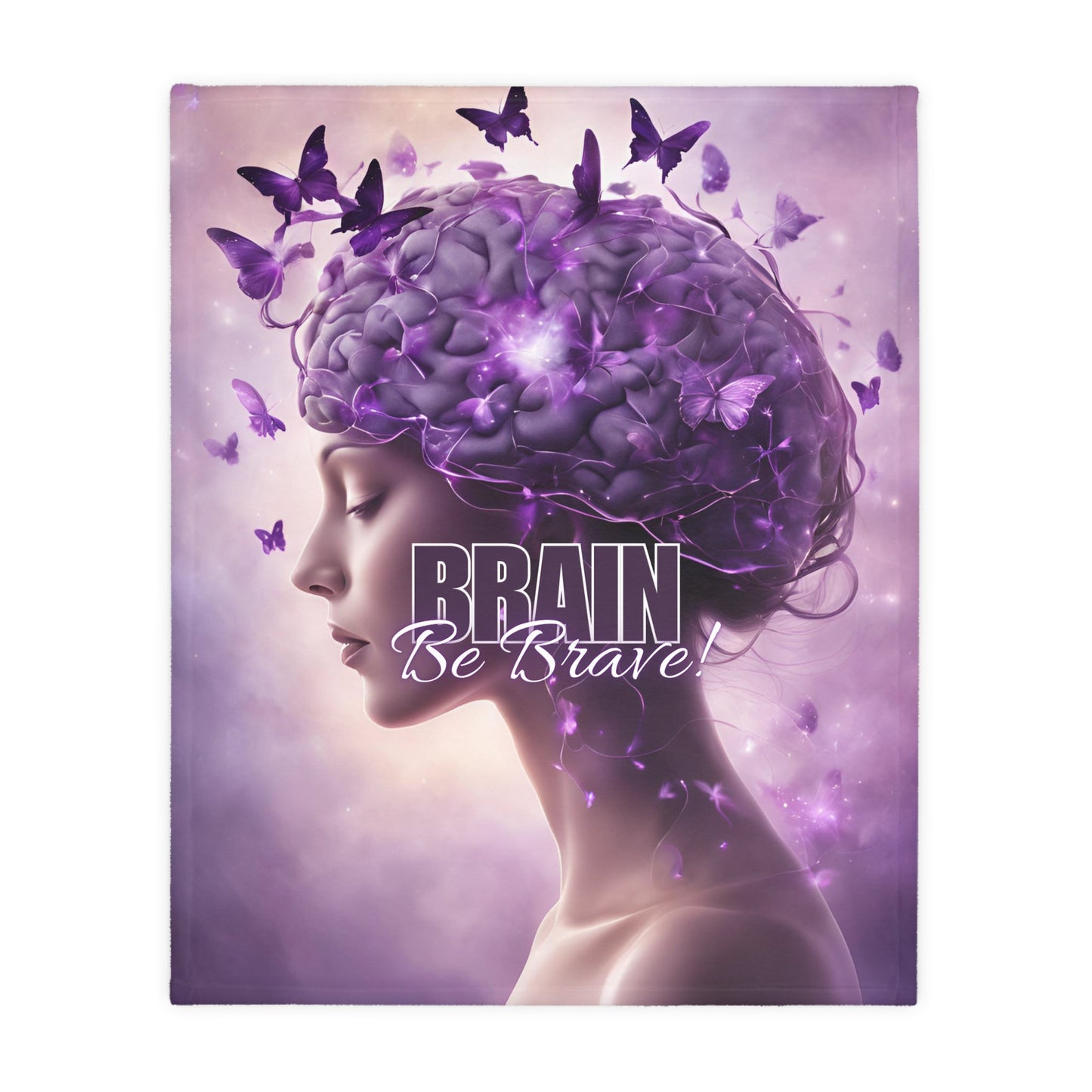 Manta de Microfibra Velveteen Brain Be Brave