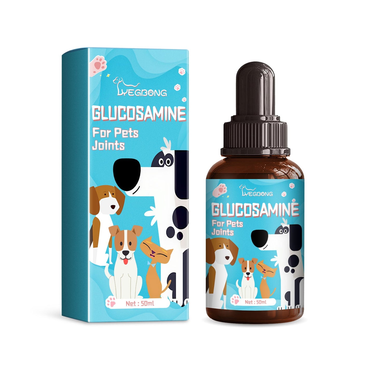 Pet Glucosamine Drops Relieve Pain Of Bones And Joints For Pets Body Care For Cats And Dogs - Korvel