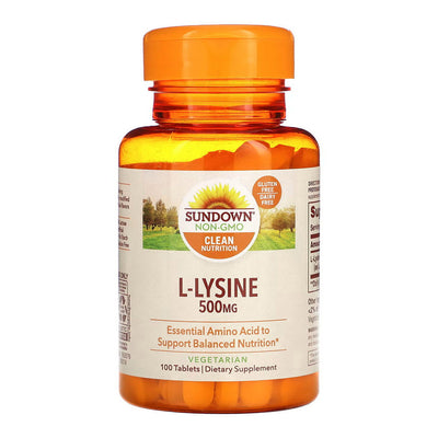 Sundown L Lysine 500 Mg Tablets - Premium Quality