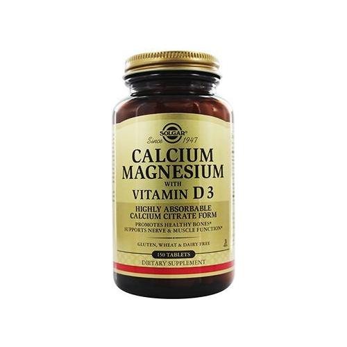 Solgar Calcium Magnesium with Vitamin D3 - 150 Tablets