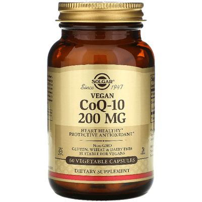 Solgar CoQ-10 200mg - 60 Vegetarian Capsules
