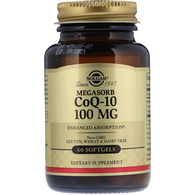 Solgar CoQ-10 100 mg Softgels - 60 Count