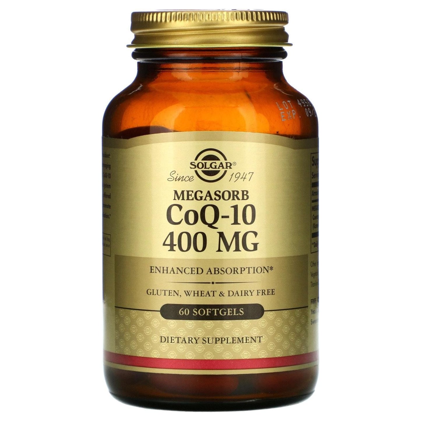 Solgar Megasorb CoQ-10 400mg Softgels - 30 Count