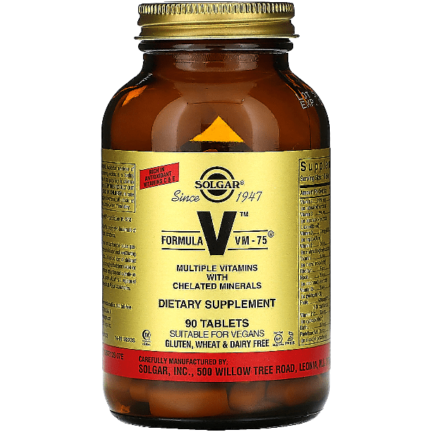 Solgar Formula VM-75 Multivitamin Supplements - 90 Tablets