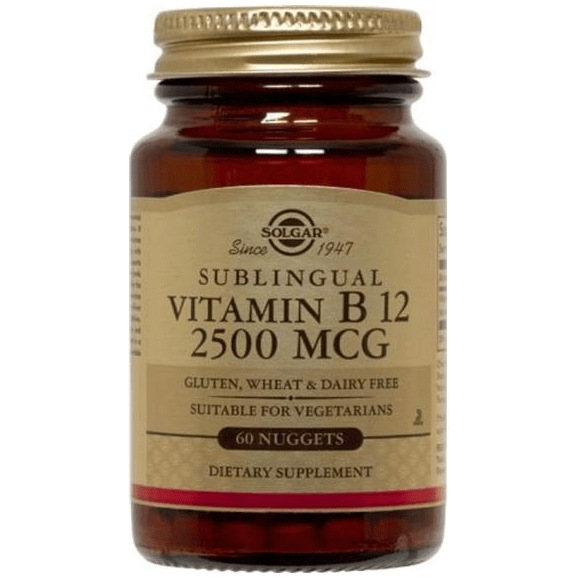 Solgar Vitamine B12 250mcg Nuggets - 60 Compte