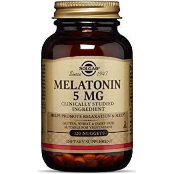 Solgar Melatonin 5mg - 60 Nuggets for Restful Sleep