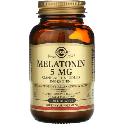 Solgar Melatonin 5mg Nuggets - 120 Count