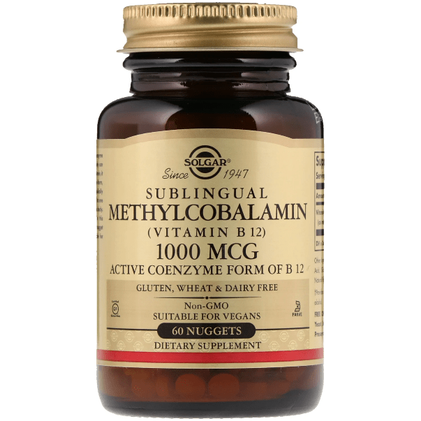 Solgar Méthylcobalamine (Vitamine B12) 1000mcg - 30 Nuggets