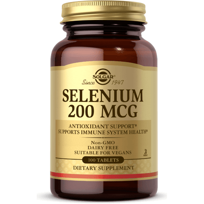 Solgar Selenium 200 mcg - 100 Premium Tablets