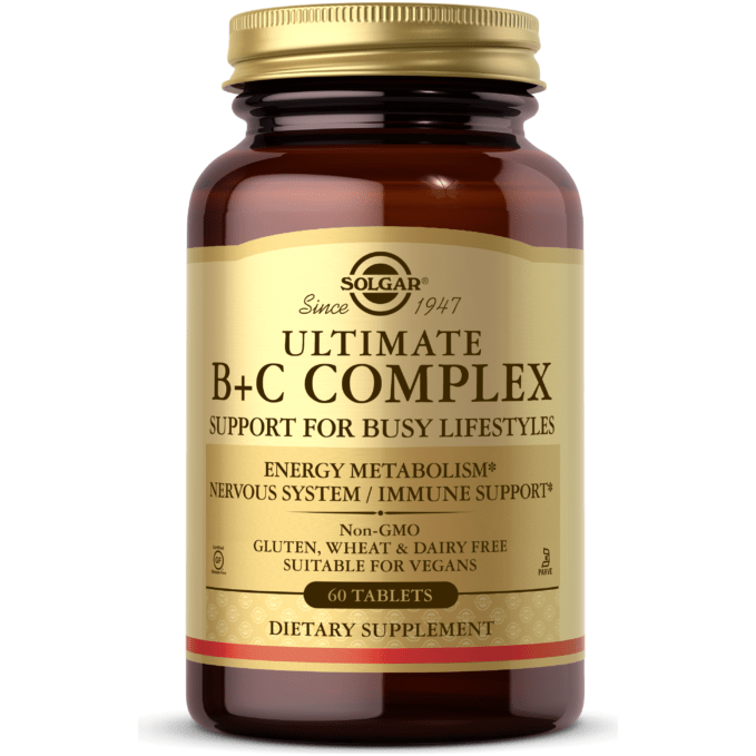Solgar Ultimate B+C Complex - 60 Tabletas Premium