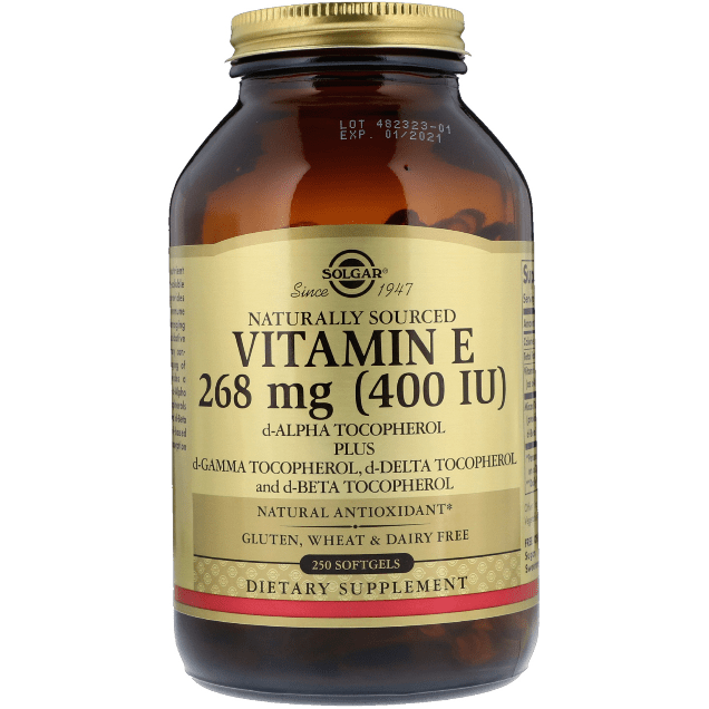 Solgar Vitamin E 268 mg (400 IU) - 250 Softgels