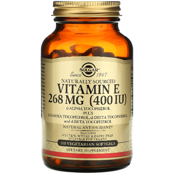 Solgar Vitamina E 268 mg (400 UI) - 100 Cápsulas Vegetarianas