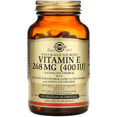Solgar Vitamina E 268 mg (400 UI) - 100 Cápsulas Vegetarianas