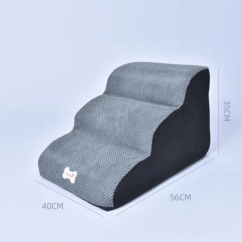 Pet slope stairs anti slip and wear-resistant removable and washable sponge steps - Korvel