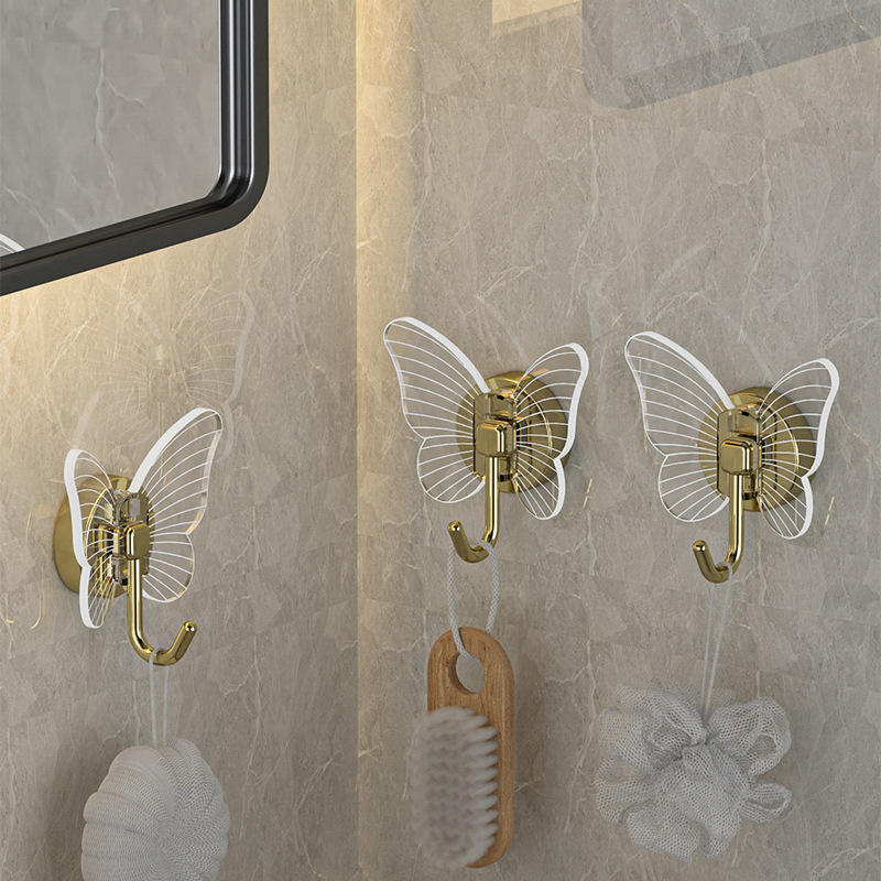 Three-Dimensional Butterfly Hook for Foyer and Keys