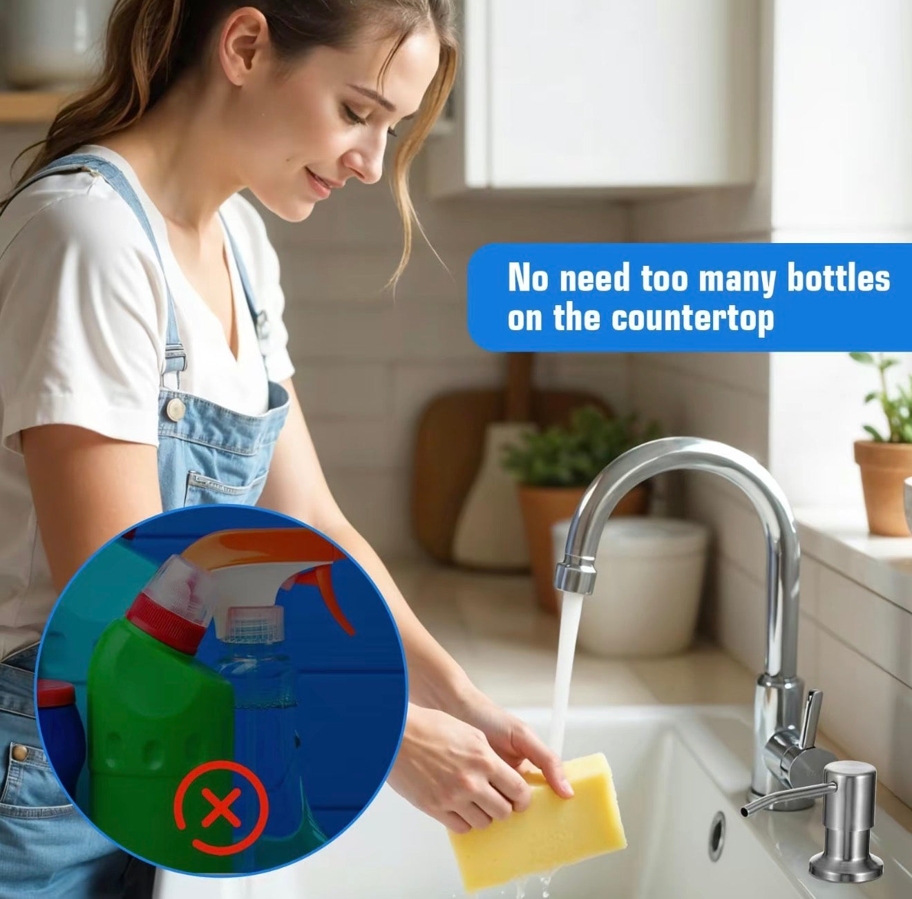RefillEase Sink Soap Dispenser - Korvel