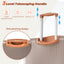 Hardshell Luggage Sets 3 Piece Carry-on Suitcase Double Spinner Wheels with TSA Lock for Men Women, Coppery (20in) - Korvel