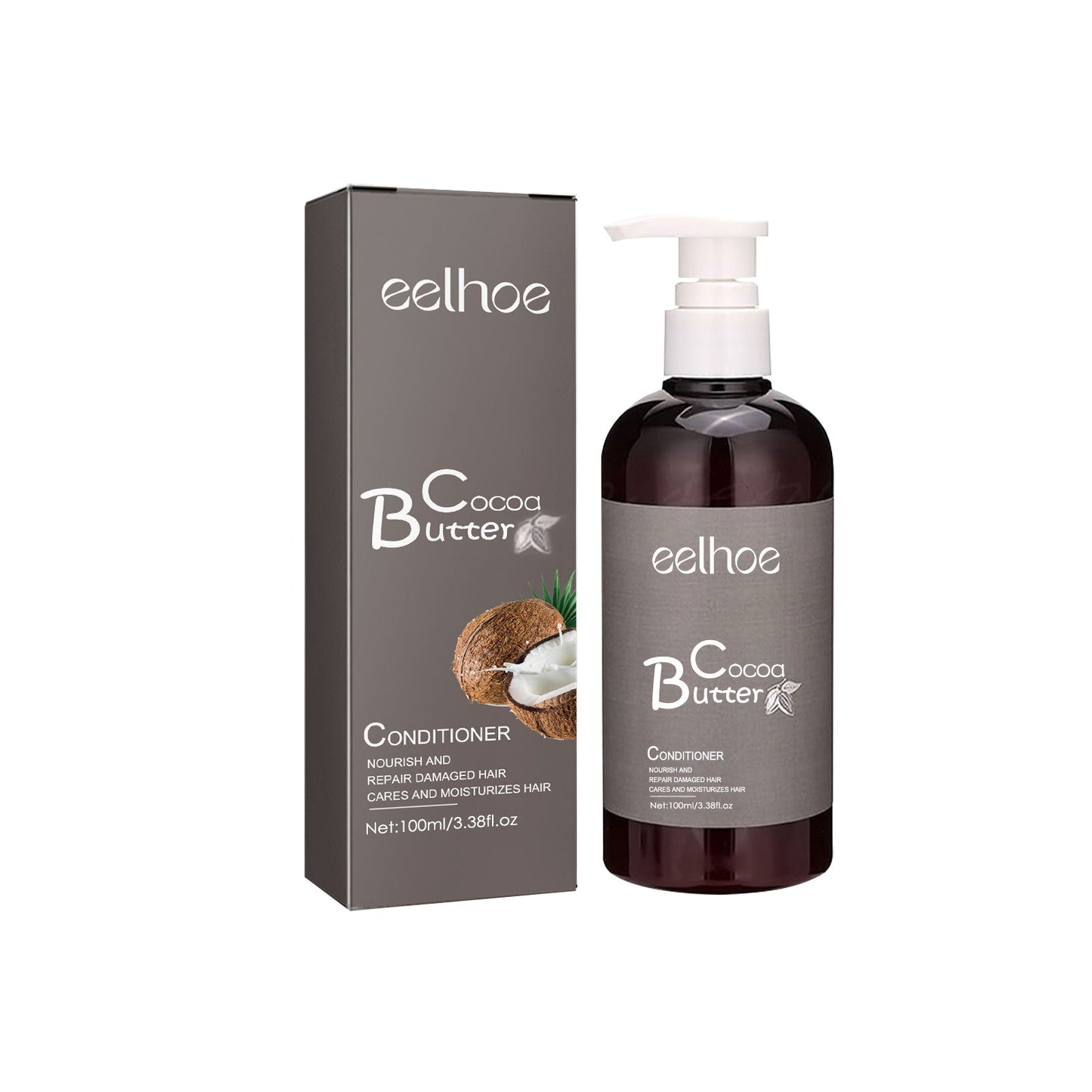 Smooth Shampoo Cocoa Butter Shampoo Conditioner Clean Smooth Hair Moisturizing Hair Treatment - Korvel