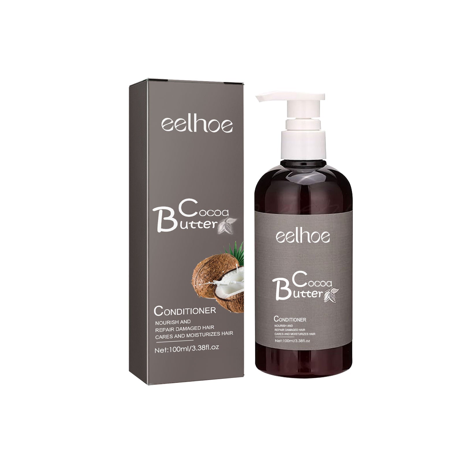 Smooth Shampoo Cocoa Butter Shampoo Conditioner Clean Smooth Hair Moisturizing Hair Treatment - Korvel