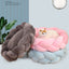 Pet kennel Fried Dough Twists dog kennel filling yarn cat kennel round universal mat detachable cat kennel dog kennel - Korvel