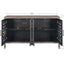 Hollow Four Door Antique Cabinet - American Country Style