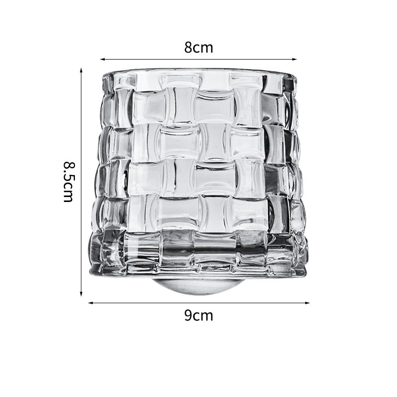 Hand drawn rotating glass cups multiple multi-purpose whiskey glasses rotating glass cups - Korvel