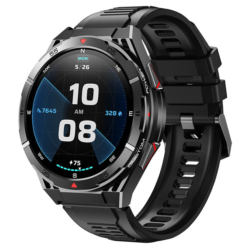 X2B smartwatch Bluetooth call dual band GPS pressure compass outdoor three proof men's wristband - Korvel