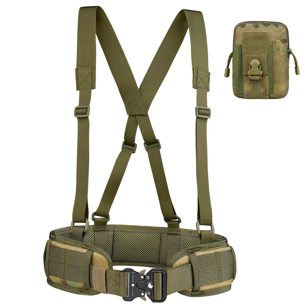 Multi Functional Quick Disassembly Tactical Belt Waist Cover Outdoor Training Cobra Belt Nylon Waist Belt Suit - Korvel