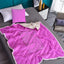 2 in 1 Flannel Cushion Blanket car sofa lumbar throw pillow air conditioning blanket foldable patchwork quilt blanket Bedding - Korvel