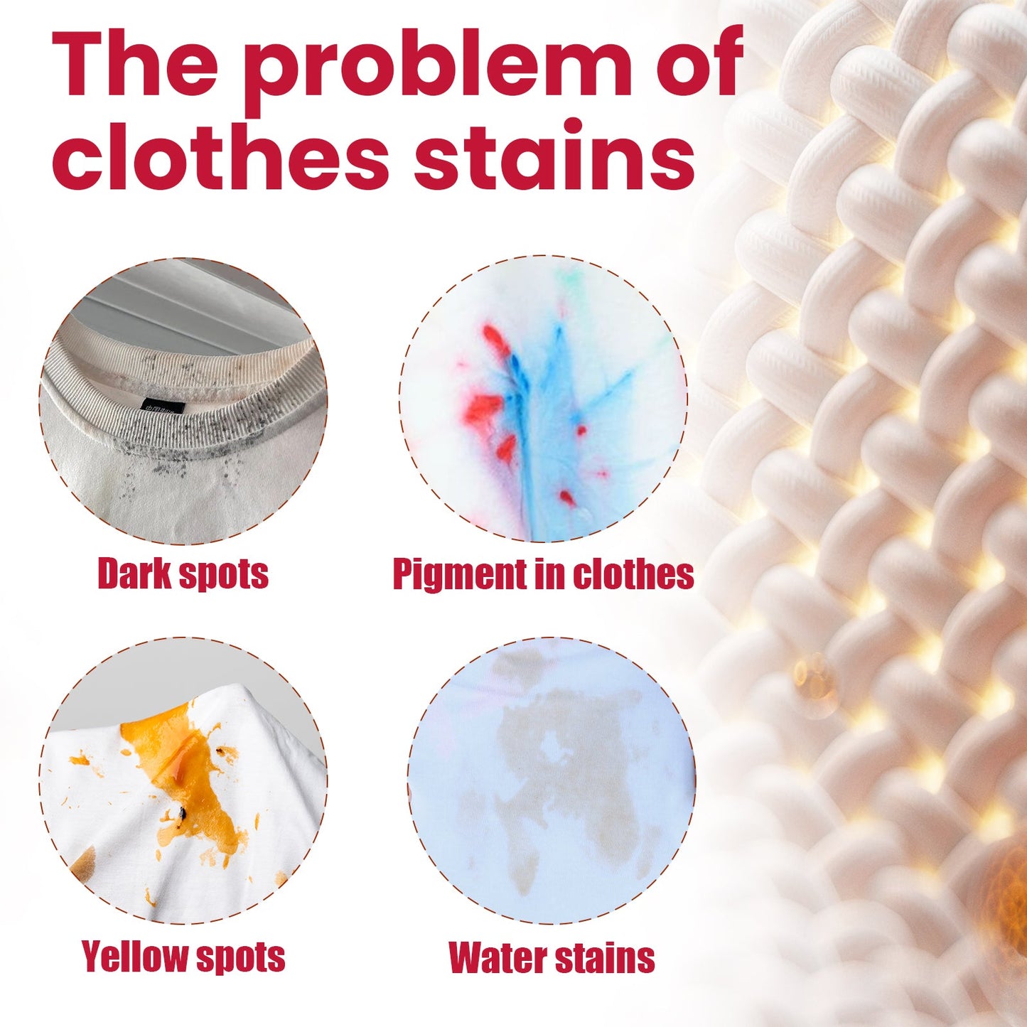 Toallitas de Decontaminación de Ropa Premium para Protección contra Manchas