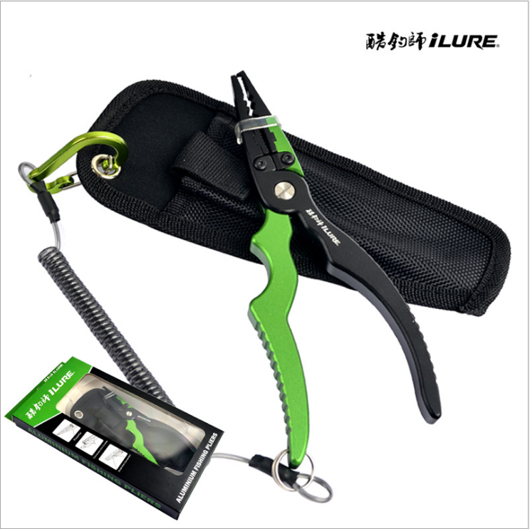 Alua aluminum alloy alua tongs / fishing tongs / fish control device / hook removal tongs with missing hand rope tongs - Korvel