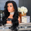 Premium Body Wave Lace Front Wig - Black Synthetic Hair