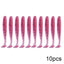 QXO 10pcs/Lot Soft Lures Silicone Bait 7cm 2g Goods For Fishing Sea Fishing Pva Swimbait Wobblers Artificial Tackle - Korvel