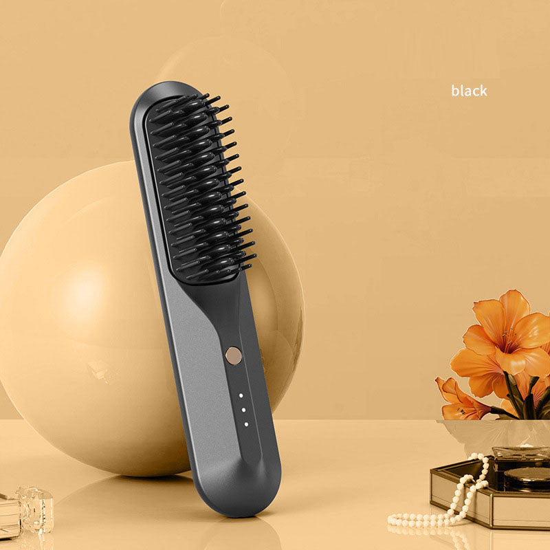 Household and business travel wireless portable electric heating small shape straightening comb - Korvel