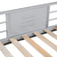 Full double-layer metal bed/heavy-duty sturdy metal/noise reduction/safety ventilation board guardrail - Korvel