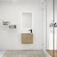 Bathroom Vanity with Sink 22 Inch for Small Bathroom,Floating Bathroom Vanity with Soft Close Door,Small Bathroom Vanity with Sink, 22x13 (KD-Packing) - Korvel