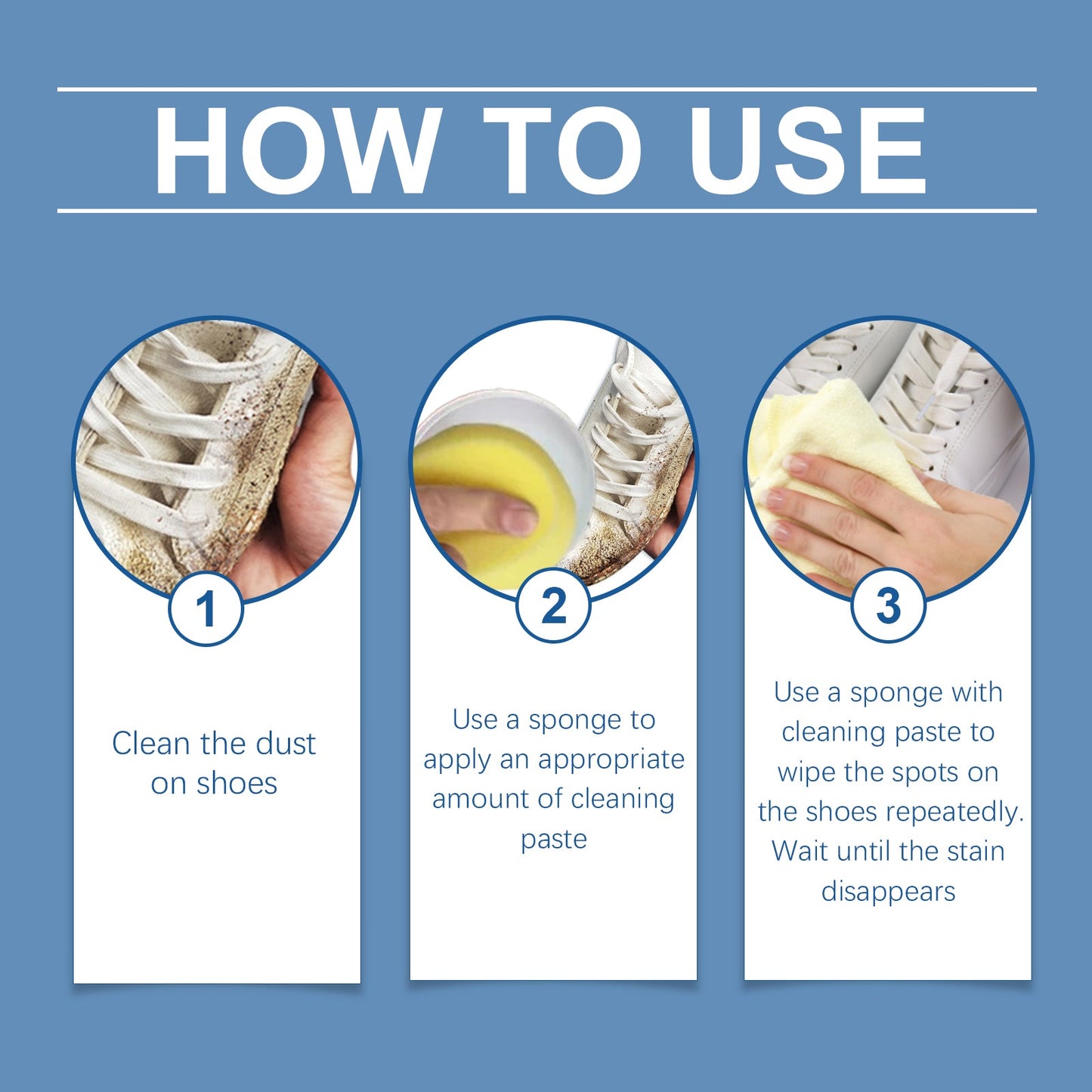 Small White Shoe Cleaning Cream Wash Free Upper To Remove Stains Bright White Multi-Functional Shoe Cleaning Cream - Korvel