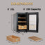 25L Electric Humidor, 150 Counts Capacity Cigar Humidor Humidifiers with Constant Temperature Controller, Cigar Humidor Box with - Korvel