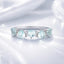 Anillo de Compromiso Elegante de Plata Esterlina 925 con CZ Engastado en Pavé