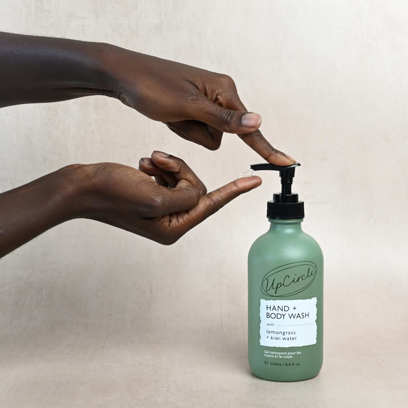 Natural Hand + Body Wash with Lemongrass - Korvel