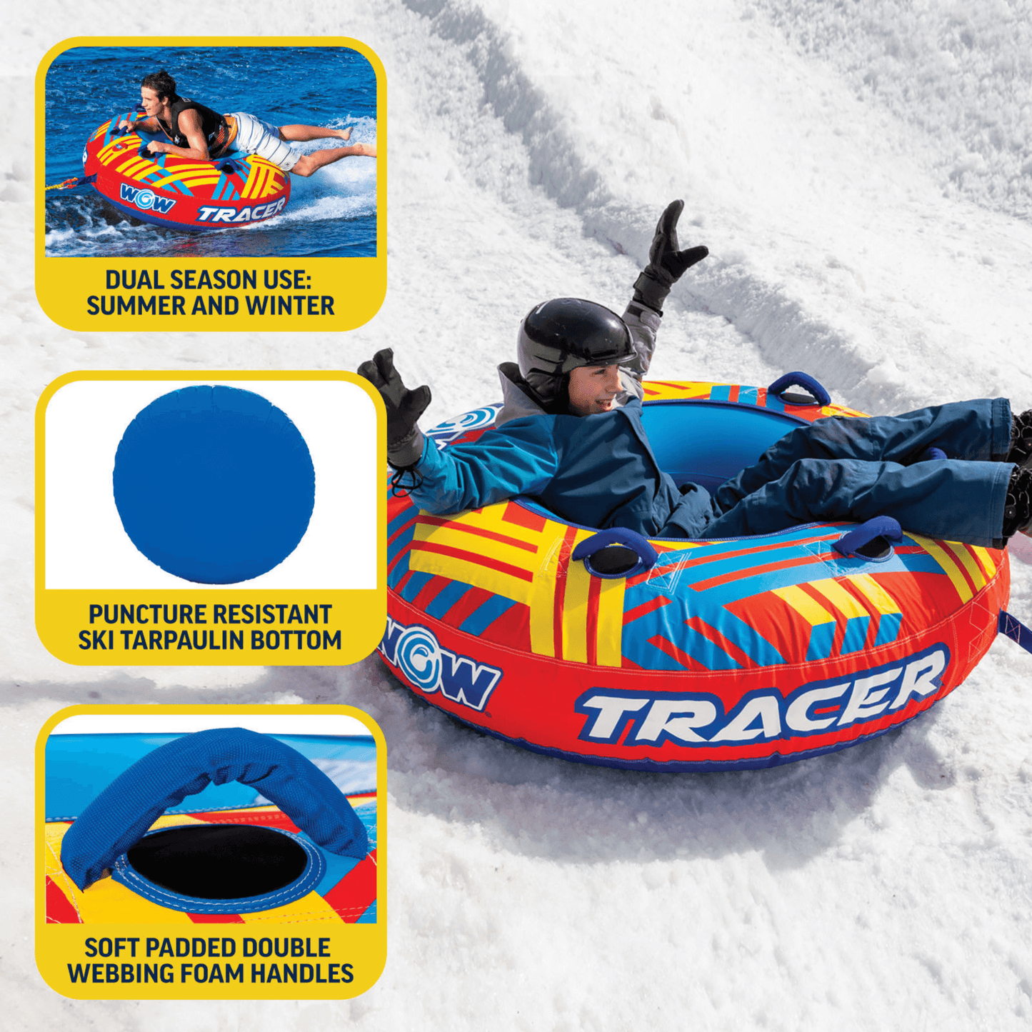 WOW Watersports Tracer Tube de Traction Bimodale