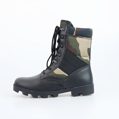 Botas de senderismo desérticas de camuflaje premium antideslizantes para hombres