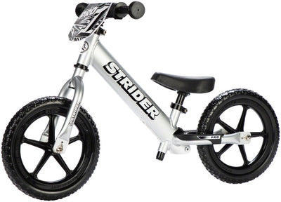 Strider 12 Pro Kids Balance Bike - Silver