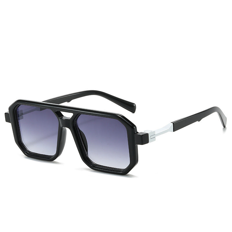 Women's Fashion Reflective Lenses Brown Sunglasses