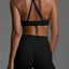 Ruched Sports Bra & High-Waisted Shorts Active Set