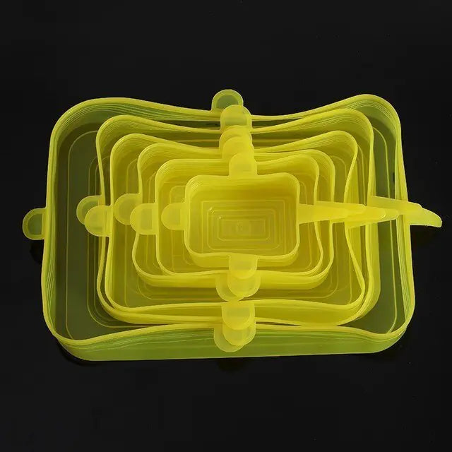 Tapas de Silicona para Bowls de Microondas - Set de 6