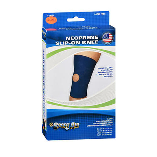 Manchon de genou ouvert en néoprène Sport Aid, XL